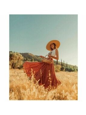 Anthropologie Kaley Maxi Skirt